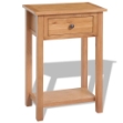 Tavolo Consolle 50x32x75 cm in Massello di Rovere