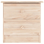 Comodino ALTA 41x35x41 cm in Legno Massello di Pino