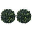 Sfere di Bosso Artificiale 2 pz 22 cm
