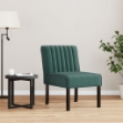 Sedia Pantofola Verde Scuro in Velluto