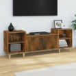 Mobile TV Rovere Fumo 160x35x55 cm in Legno Multistrato