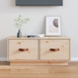 Mobile Porta TV 80x34x35 cm in Legno Massello di Pino