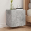 Mobili TV Muro 2pz Grigio Cemento 40,5x30x40 Legno Multistrato