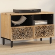 Mobile Porta TV 70x33x46 cm in Legno Massello di Mango