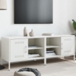 Mobili TV 2pz Bianchi 68x39x50,5 cm in Acciaio