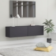 Mobile Porta TV Grigio 120x30x30 cm in Legno Multistrato