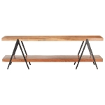 Mobile Porta TV 160x40x50 cm in Legno Massello di Acacia