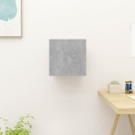 Mobile Porta TV a Parete Grigio Cemento 30,5x30x30 cm