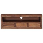 Mobile Porta TV 120x30x40 cm in Legno Massello di Sheesham
