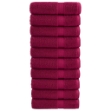 Asciugamani Bagno SOLUND 10 pz Bordeaux 100x150 cm 600gsm