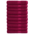 Asciugamani Bagno SOLUND 10 pz Bordeaux 100x200cm 600gsm