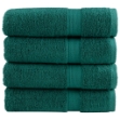 Asciugamani da Bagno SOLUND 2 pz Verdi 100x150 cm 600 g/m²