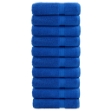 Asciugamani da Doccia SOLUND 10 pz Blu 70x140 cm 600gsm