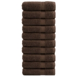 Asciugamani da Doccia SOLUND 10 pz Grigi 70x140 cm 600gsm