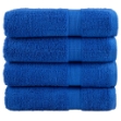 Asciugamani da Doccia SOLUND 4 pz Blu 70x140 cm 600gsm