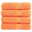 Asciugamani Doccia SOLUND 4 pz Arancioni 70x140cm 600 g/m²