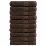 Asciugamani per Sauna SOLUND 10 pz Grigi 80x200cm 600gsm