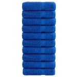 Asciugamani per Sauna SOLUND 2 pz Blu 50x100 cm 600gsm