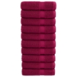 Asciugamani Premium SOLUND 10 pz Bordeaux 50x100 cm 600gsm