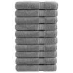 Asciugamani Premium SOLUND 10 pz Grigi 100x200cm 600gsm