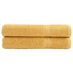 Asciugamani Premium SOLUND 2 pz Oro 100x200cm 600gsm