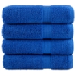 Asciugamani Premium SOLUND 4 pz Blu 50x100 cm 600gsm