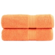 Asciugamani SOLUND 2 pz Arancioni 50x100 cm 600 g/m²