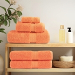 Salviette Premium SOLUND 10 pz Arancioni 30x30 cm 600 g/m²