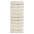 Salviette Premium SOLUND 10 pz Crema 30x30 cm 600 g/m²