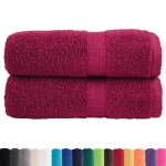 Salviette Premium SOLUND 2 pz Bordeaux 30x30 cm 600gsm