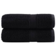 Salviette Premium SOLUND 2 pz Nere 30x30 cm 600 g/m²