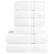 Set ASciugamani SOLUND 6 pz Bianchi 600 gsm