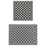 Set Strofinacci 20 pz in Cotone Nero e Bianco