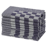 Strofinacci da Cucina 20 pz Blu e Bianchi 50x70 cm in Cotone