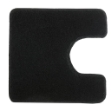 Kleine Wolke Tappetino Girowater Relax 55x55 cm Nero