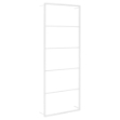 Portasciugamani Bianco 45x10x115 cm in Acciaio
