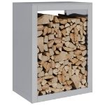 Rastrelliera per Legna 60x40x80 cm in Acciaio Zincato