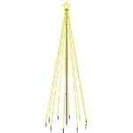 Albero di Natale con Puntale Bianco Caldo 310 LED 300 cm