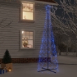 Albero di Natale a Cono Blu 500 LED 100x300 cm