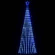 Illuminazione Albero di Natale a Cono 475 LED Blu 247 cm