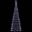 Illuminazione Albero Natale a Cono 550 LED Colorati 304 cm