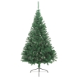 Albero di Natale Artificiale Metà con Supporto Verde 240 cm PVC
