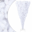 Albero di Natale Artificiale Capovolto con Base Bianco 240 cm