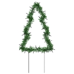 Decorazioni Luminose Natalizie Picchetti 3pz Albero 50LED 30cm
