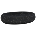 Lavabo da Appoggio Nero Ovale 59x40x15 cm Ceramica