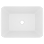Lavandino Luxury Bianco Opaco 41x30x12 cm in Ceramica