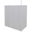 Schermo Box Doccia a L 70 x 120 x 137 cm 4 Pannelli Pieghevole