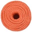 Corda da Lavoro Arancione 12 mm 25 m in Polipropilene