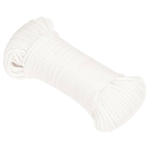 Corda per barca Completamente Bianca 3 mm 100 m in Polipropilene