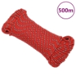 Corda per barca Rossa 4 mm 100 m in Polipropilene